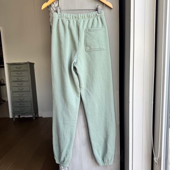 Garage Elevated Sweat suit Sz XXS Mint Green Cozy Luxe Loungwear Athleisure Chic - Picture 6 of 12
